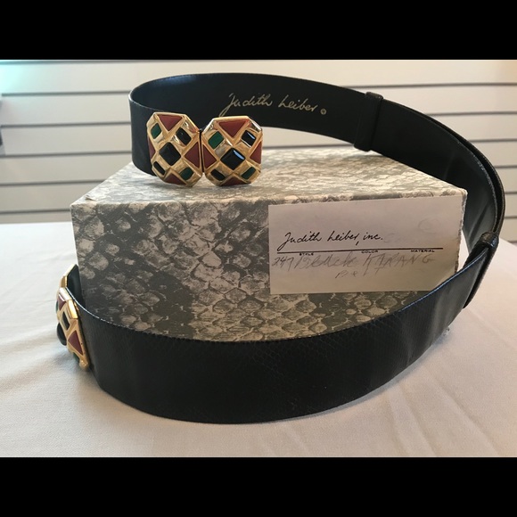 Judith Leiber Accessories - Judith Leiber black belt